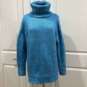 New! American Eagle Turtleneck Sweater Blue Women's Size Medium NWT